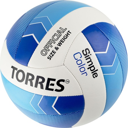 Купить Мяч волейбольный Torres Simple Color любительский р.5 в Химках 